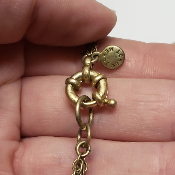 J Crew Summer Time Ocean Theme Jade Starfish Necklace - Picture 7 of 14